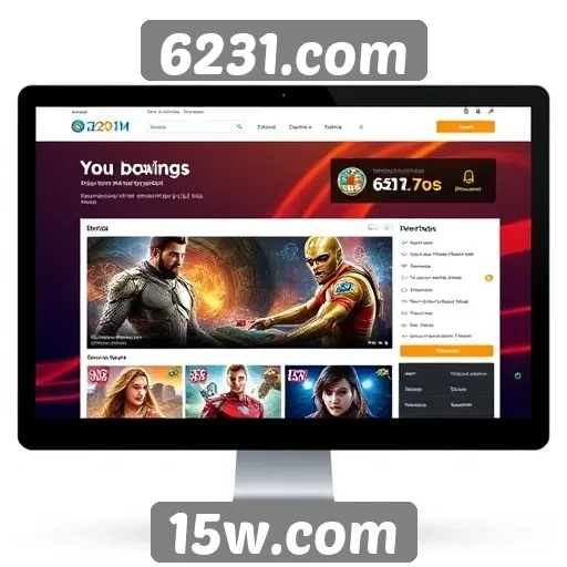 Interface do usuário no 6231.com é intuitiva